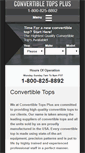 Mobile Screenshot of convertibletopsplus.com