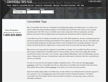 Tablet Screenshot of convertibletopsplus.com